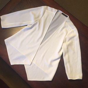 The Limited white cardigan/blazer